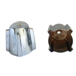 HDZ0024 2 Pcs * Hot / Cold Water, Zinc Handle. Wall-Mounted Tub & Shower Faucet